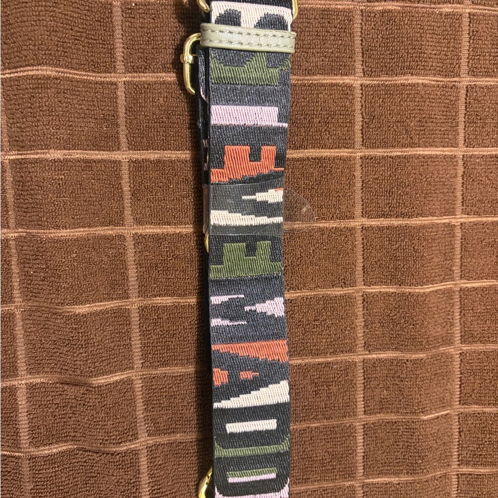 Steve Madden Colorful Text Strap